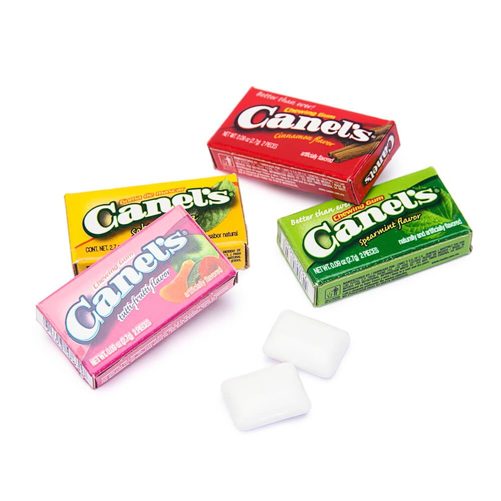 Canel's Assorted Chiclets Gum 2-Piece Packs: 60-Piece Box - Candy Warehouse