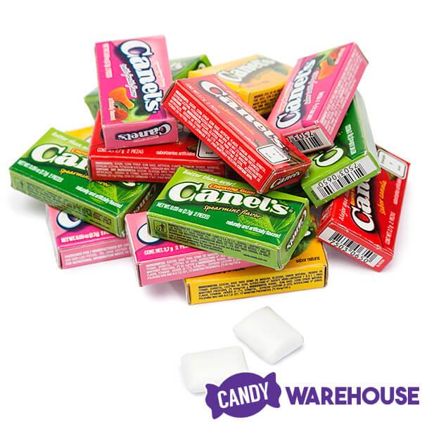 Canel's Assorted Chiclets Gum 2-Piece Packs: 60-Piece Box - Candy Warehouse