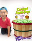 Caramel Apple Pops in Bulk: 1000-Piece Bushel Basket - Candy Warehouse