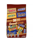 Caramel Lovers M&M-Mars Fun Size Candy Bars Assortment: 55-Piece Bag - Candy Warehouse