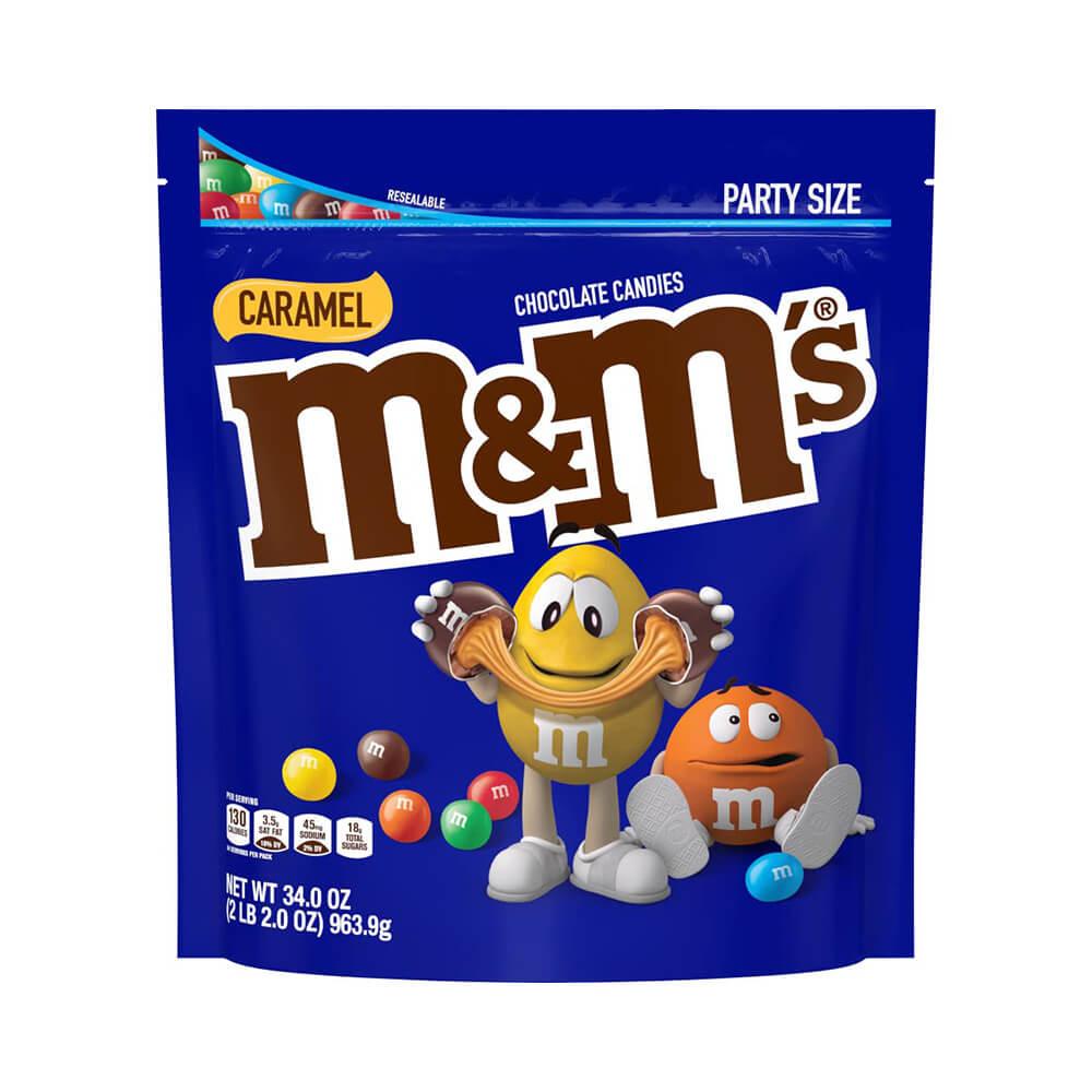 Caramel M&M's Candy: 34-Ounce Bag - Candy Warehouse