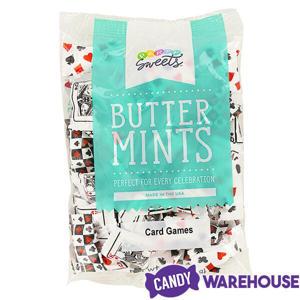 Card Games Wrapped Butter Mint Creams: 300-Piece Case - Candy Warehouse