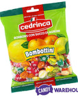 Cedrinca Bombottini Fruit Flavored Hard Candy: 5.25-Ounce Bag - Candy Warehouse