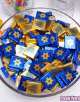 Chanukah Chocolate Napolitains: 1LB Bag