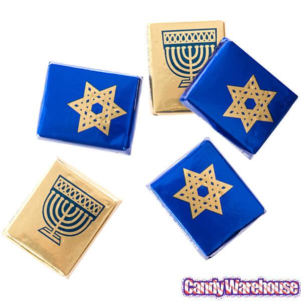 Chanukah Chocolate Napolitains: 1LB Bag