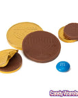 Chanukah Gelt Milk Chocolate Gold Coins in Mesh Bags: 18-Piece Box - Candy Warehouse