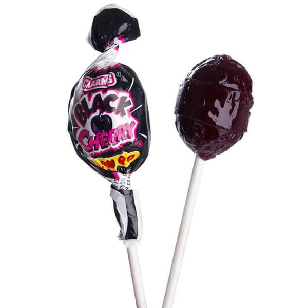 Charms Blow Pops - Black Cherry: 48-Piece Box - Candy Warehouse