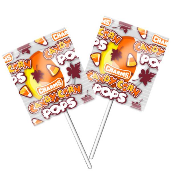 Charms Candy Corn Pops: 15-Piece Bag - Candy Warehouse