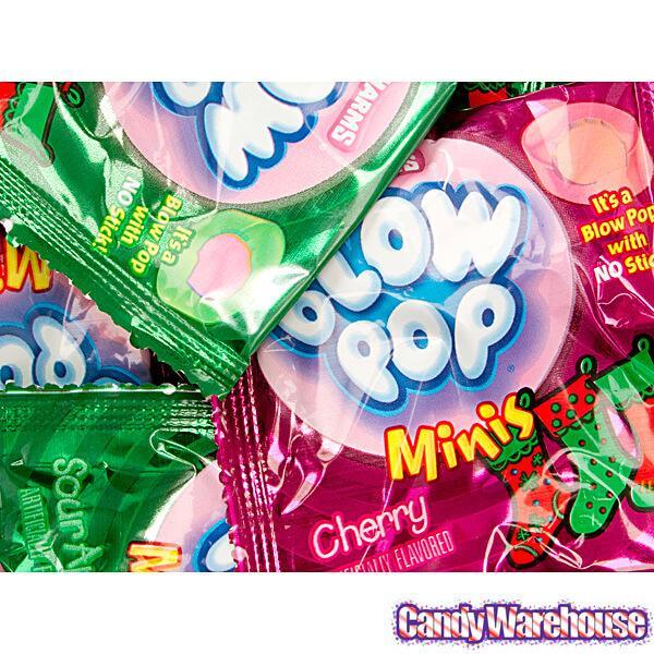 Charms Christmas Blow Pop Minis Snack Size Packs: 30-Piece Bag - Candy Warehouse