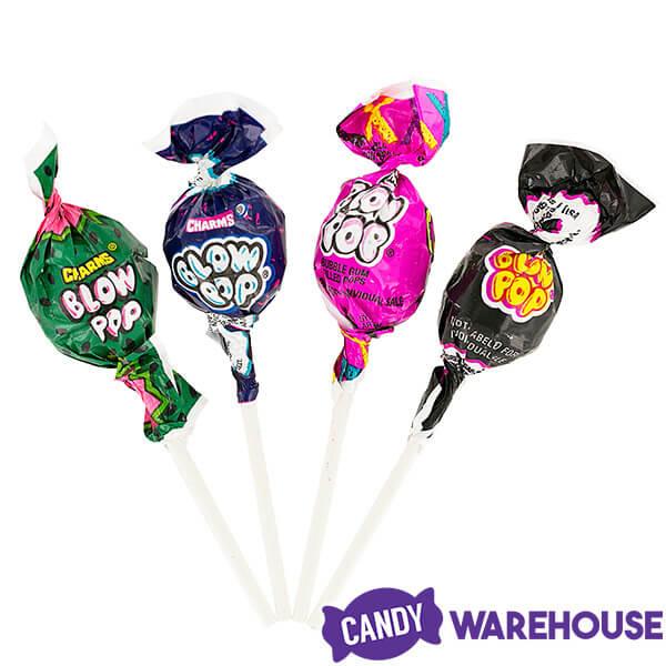 Charms Giant Blow Pops - Fun Flavors: 6-Piece Display - Candy Warehouse