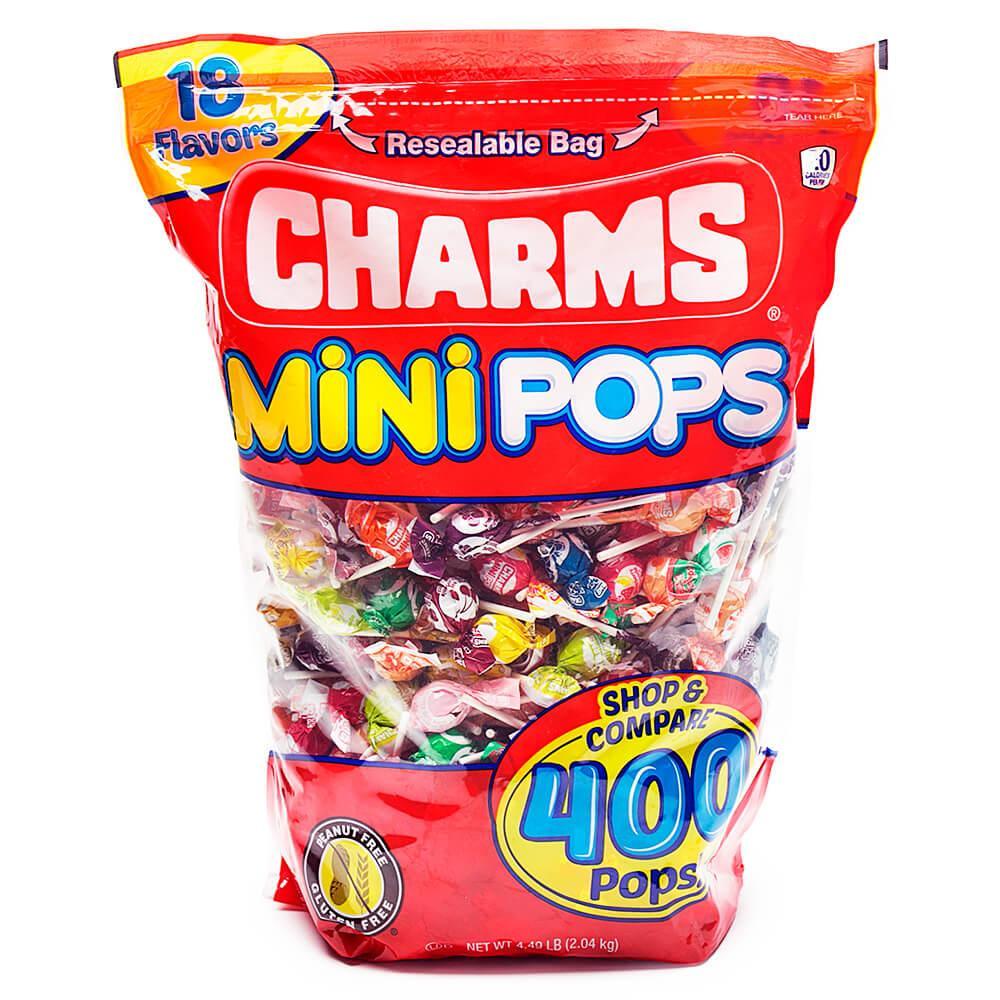 Charms Mini Pops Assorted Lollipops: 400-Piece Bag - Candy Warehouse