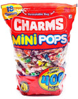 Charms Mini Pops Assorted Lollipops: 400-Piece Bag - Candy Warehouse