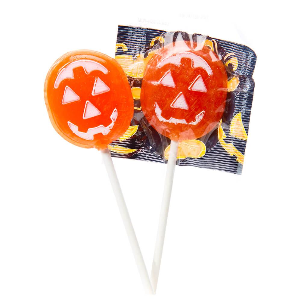 Charms Orange Pumpkin Pops: 15-Piece Bag - Candy Warehouse