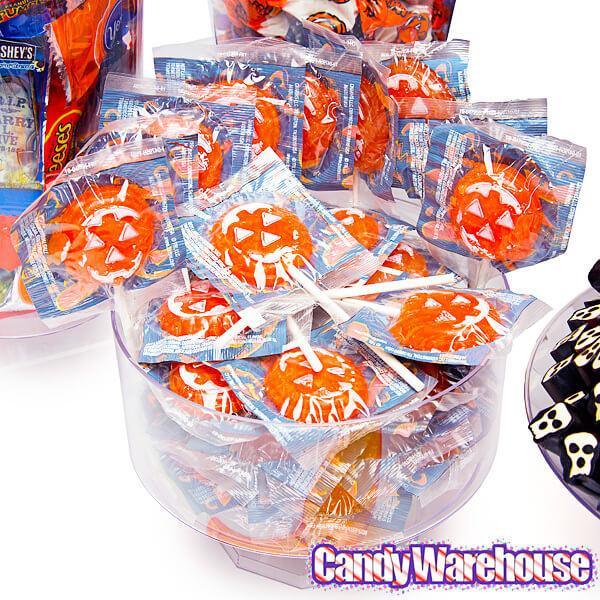 Charms Orange Pumpkin Pops: 15-Piece Bag - Candy Warehouse