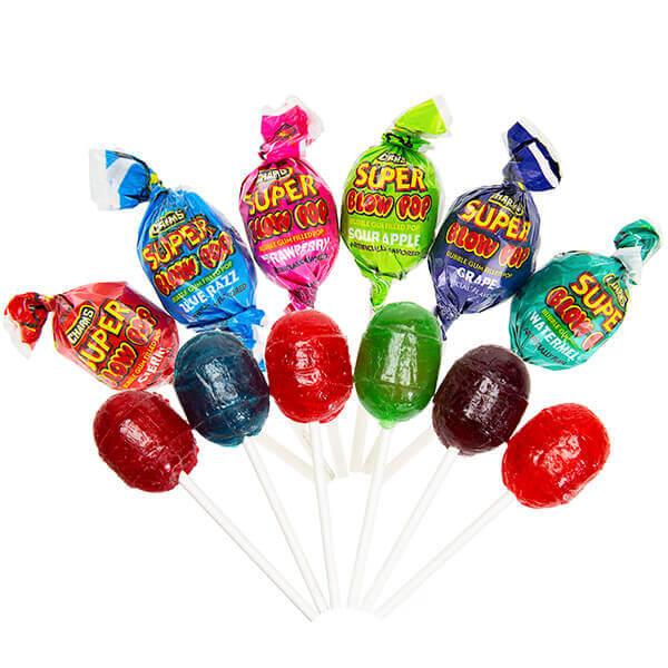 Charms Super Blow Pops Assortment: 48-Piece Box - Candy Warehouse