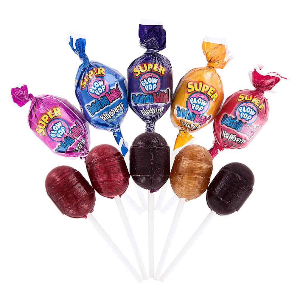 Charms Super Blow Pops - Bursting Berry: 72-Piece Set - Candy Warehouse