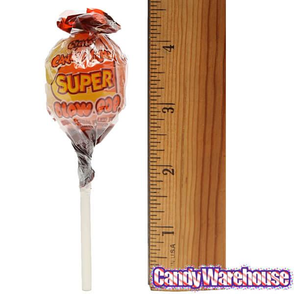 Charms Super Blow Pops - Candy Corn: 48-Piece Box - Candy Warehouse