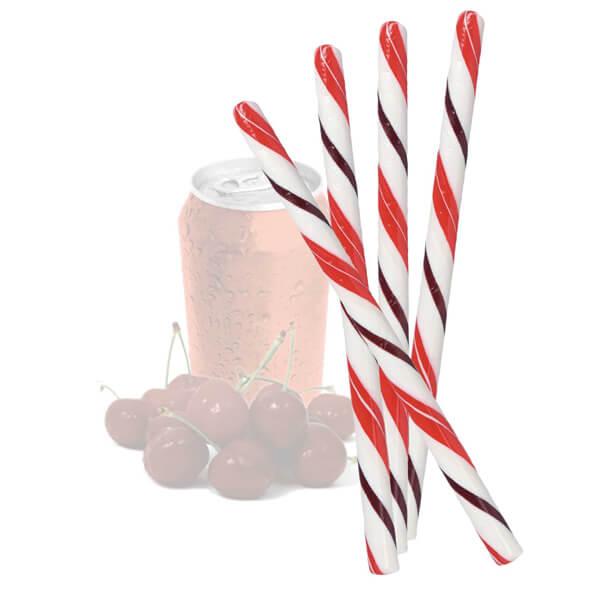 Cherry Cola Hard Candy Sticks: 100-Piece Box - Candy Warehouse