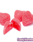 Cherry Jelly Hearts Candy: 16-Ounce Tub - Candy Warehouse