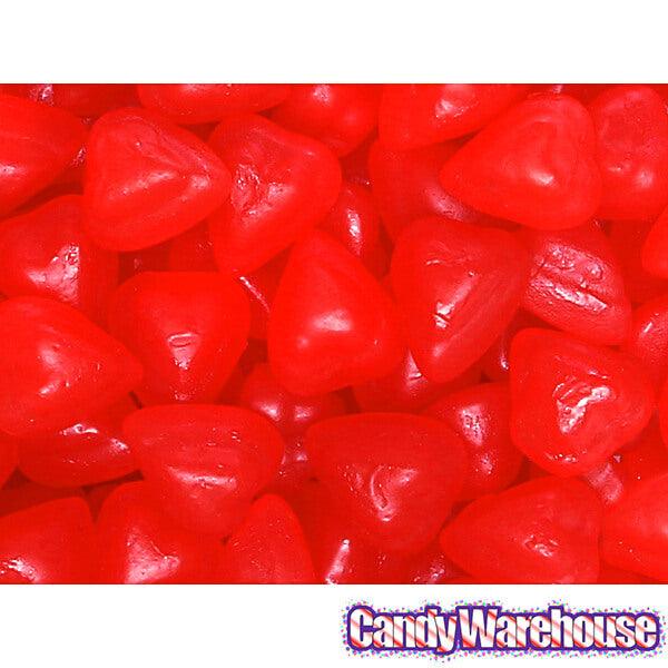 Cherry Juju Candy Hearts: 5LB Bag - Candy Warehouse