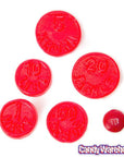 Cherry Juju Coins Candy: 7.5LB Bag - Candy Warehouse