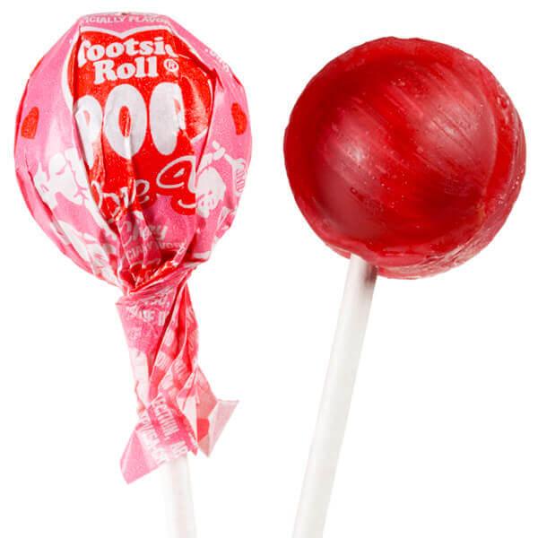 Cherry Tootsie Pops: 16-Piece Bag - Candy Warehouse