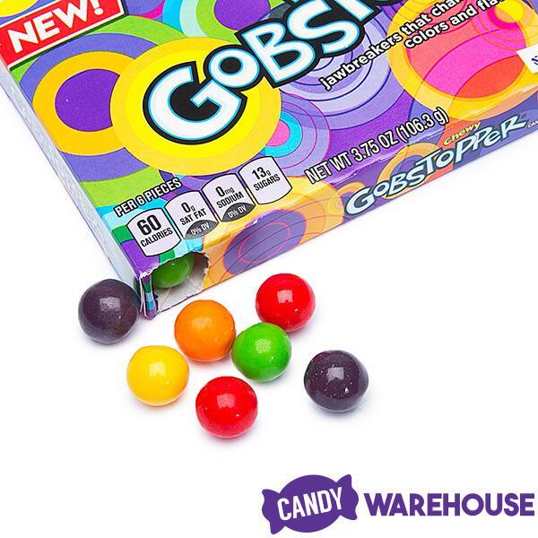 Chewy Gobstopper Candy 3.75-Ounce Packs: 12-Piece Box – Candy Warehouse