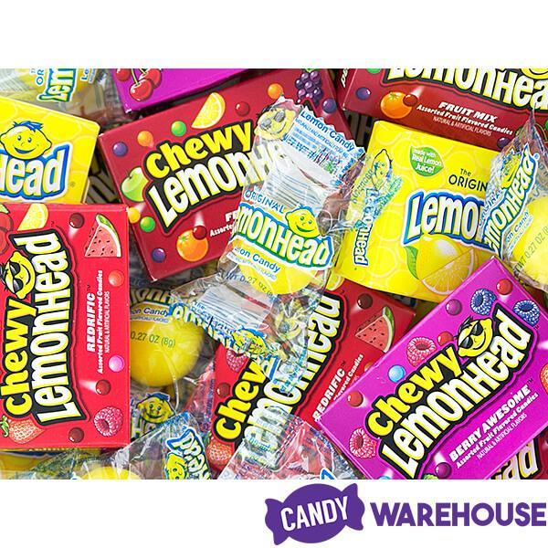 Chewy Lemonhead & Friends Mini Packs: 35-Piece Bag - Candy Warehouse