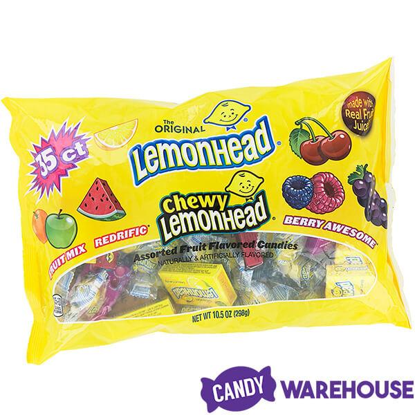 Chewy Lemonhead &amp; Friends Mini Packs: 35-Piece Bag - Candy Warehouse