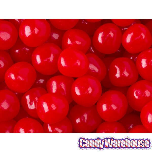 Chewy Sour Balls - Cherry: 7-Ounce Bag - Candy Warehouse