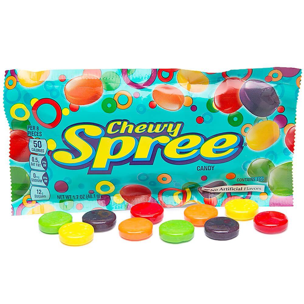 Chewy Spree Candy Packs: 24-Piece Box - Candy Warehouse