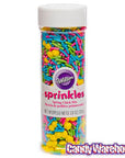 Chicks and Jimmies Mix Sprinkles: 3.8-Ounce Bottle - Candy Warehouse