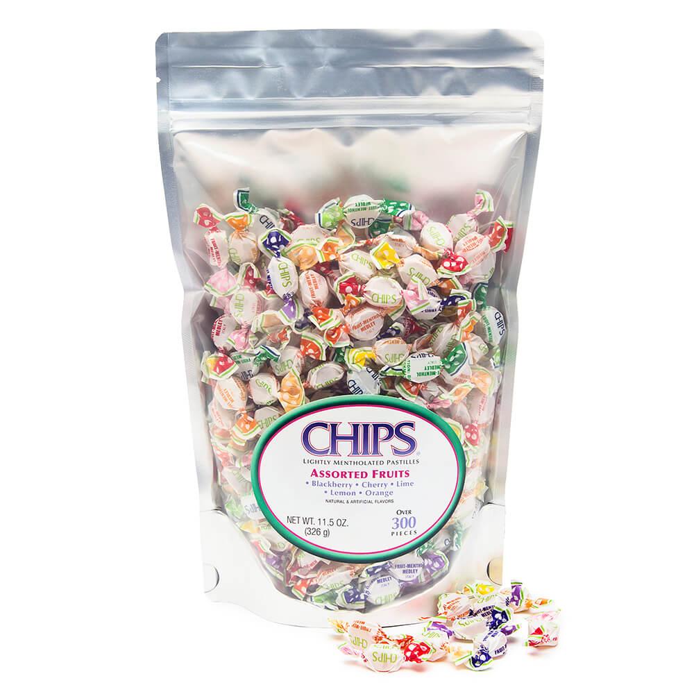 Chips Candy - Fruit Assortment: 300-Piece Bag - Candy Warehouse