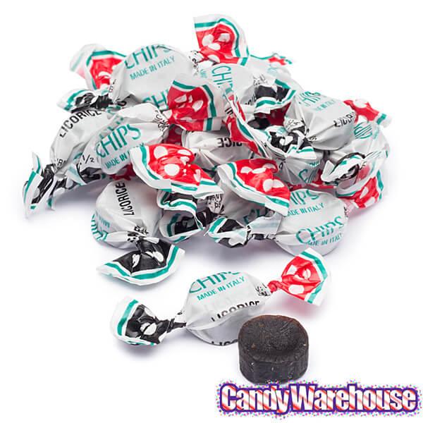 Chips Candy - Licorice: 300-Piece Bag - Candy Warehouse