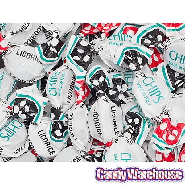 Chips Candy - Licorice: 300-Piece Bag - Candy Warehouse