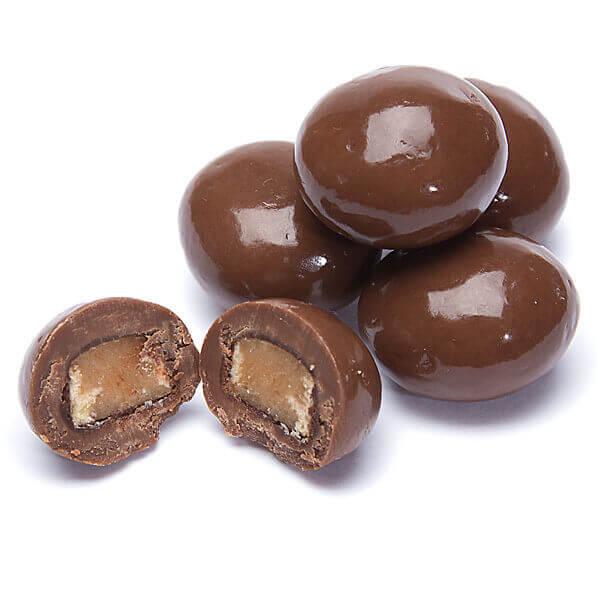 Chocolate Covered Almond Toffee Bites: 2LB Bag - Candy Warehouse