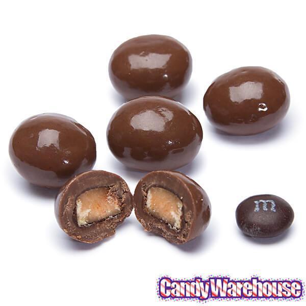 Chocolate Covered Almond Toffee Bites: 2LB Bag - Candy Warehouse