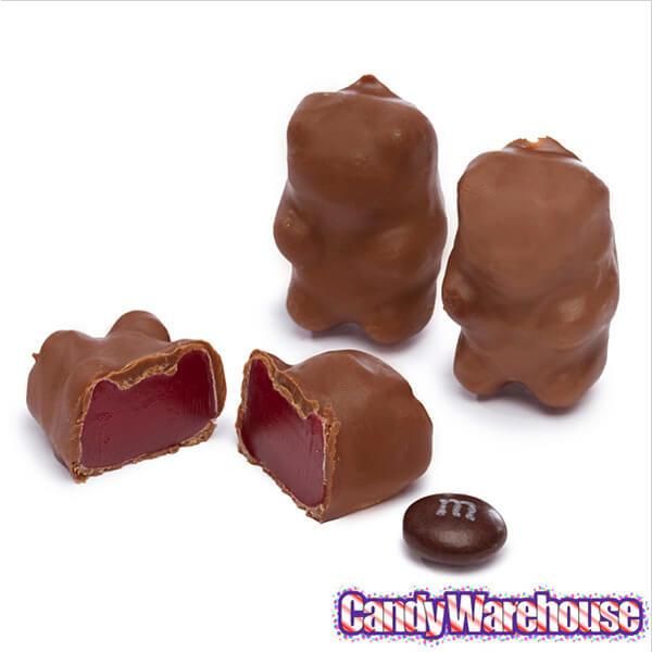 Chocolate Covered Cinnamon Bears: 14-Ounce Bag - Candy Warehouse