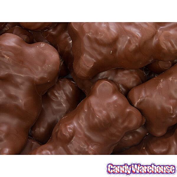 Chocolate Covered Jumbo Gummy Bears: 5LB Box - Candy Warehouse