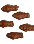 Chocolate Covered Red Gummy Fish: 5LB Bag - Candy Warehouse