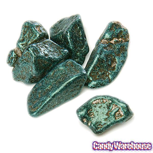 Chocolate Emerald Gemstones Candy: 1LB Bag - Candy Warehouse