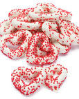 Chocolate Frosted Valentine Mini Pretzel Hearts: 5LB Bag - Candy Warehouse