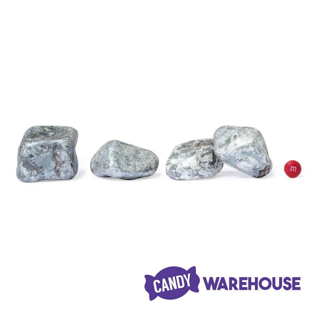 Chocolate Rocks Silver Boulders Candy: 5LB Bag - Candy Warehouse