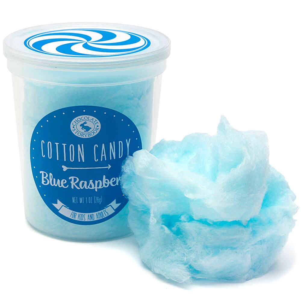 Chocolate Storybook Cotton Candy - Blue Raspberry: 1-Ounce Tub - Candy Warehouse