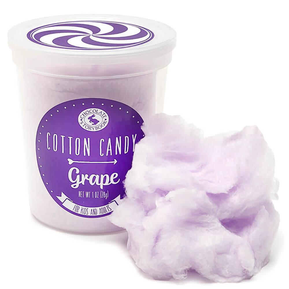 Chocolate Storybook Cotton Candy - Grape: 1-Ounce Tub - Candy Warehouse