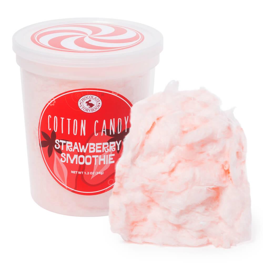 Chocolate Storybook Cotton Candy - Strawberry Smoothie: 1-Ounce Tub - Candy Warehouse