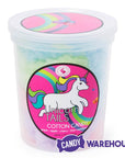 Chocolate Storybook Cotton Candy - Unicorn Tail: 1-Ounce Tub - Candy Warehouse