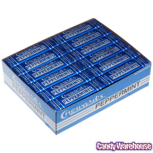 Choward's Peppermint Squares Candy Packs: 24-Piece Box - Candy Warehouse