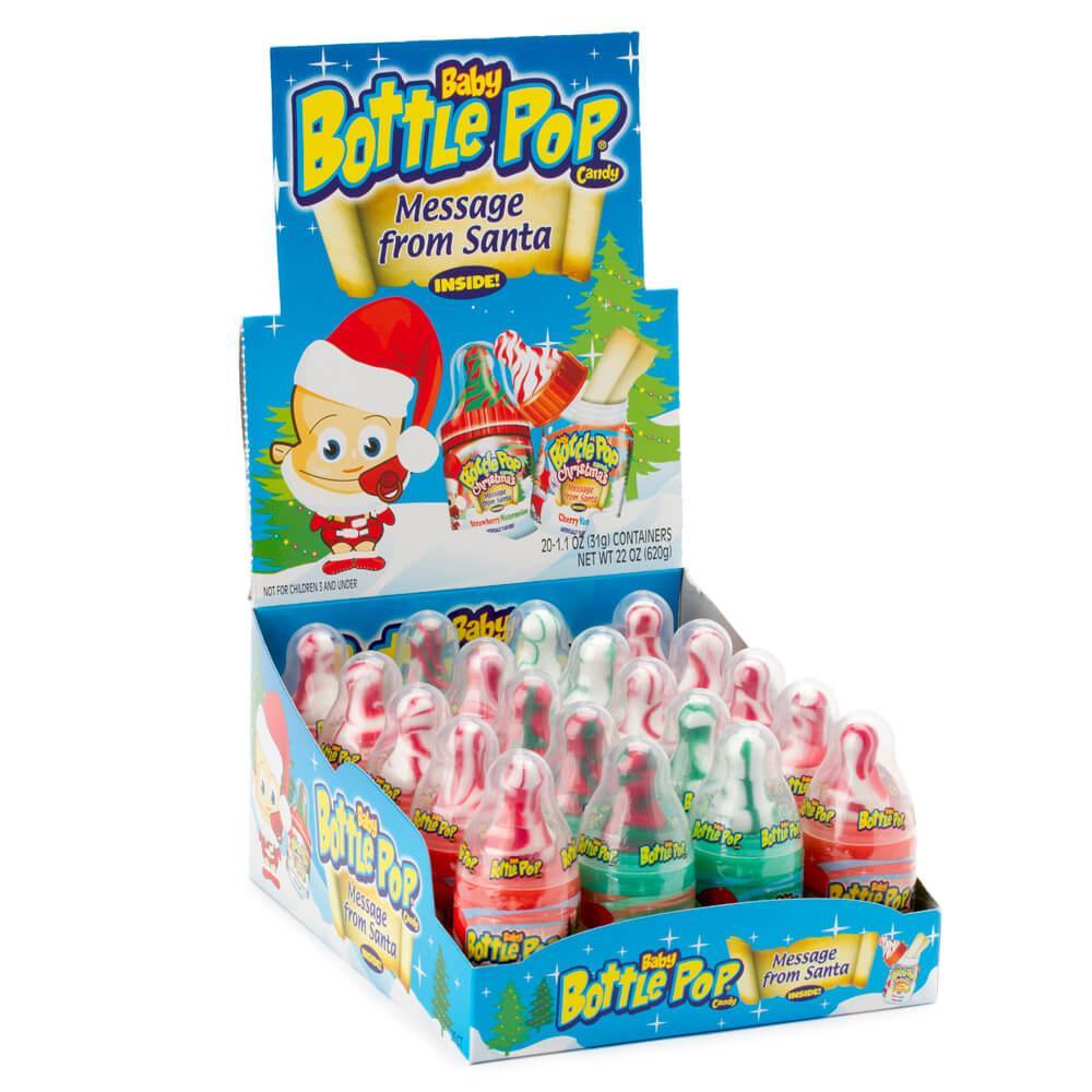 Christmas Baby Bottle Pops: 20-Piece Box - Candy Warehouse