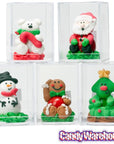 Christmas Bubblegum Buddies Candy Packs: 24-Piece Box - Candy Warehouse